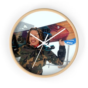 Snowboarder Clock. Snowboard chic clock. image 5