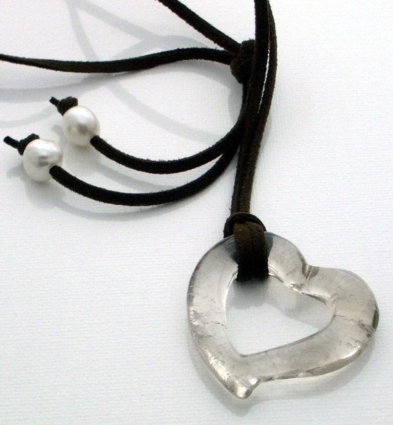 Coco Cherie necklace crystal heart