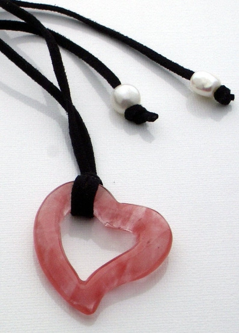 Coco Cherie necklace crystal heart