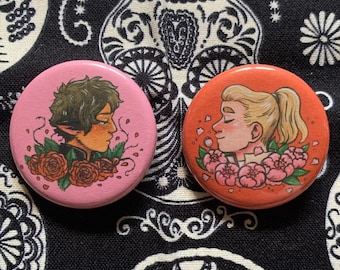 Catra & Adora~ She-Ra and the Princesses of Power Buttons