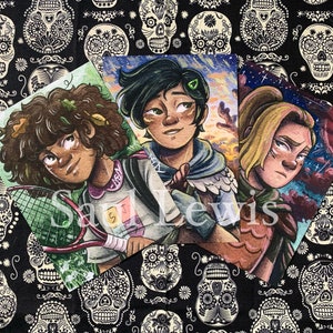 Anne, Marcy, and Sasha~ Amphibia Art Prints