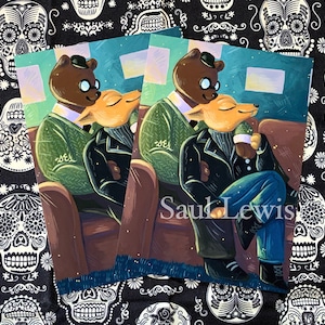 Gregg and Angus~ Night in the Woods Prints