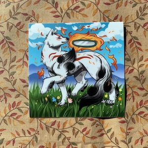 Okami Amaterasu ~ Vinyl Stickers