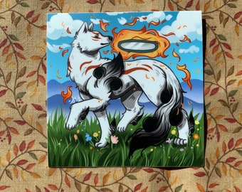 Okami Amaterasu ~ Vinyl Stickers