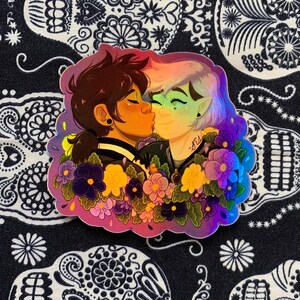 Luz & Amity ~ The Owl House Holographic Stickers