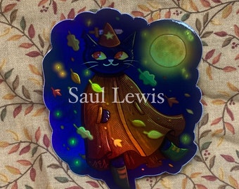Witchdagger ~ Night in the Woods 3” Holographic Stickers