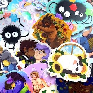 Mystery Pack of Stickers ~ Surprise Grab Bag Fun Mix of Vinyl, Holographic,  Glitter Stickers