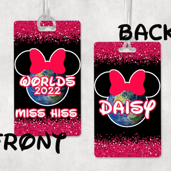 Worlds luggage tag