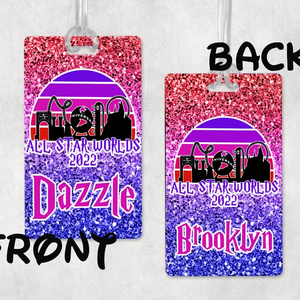 All Star luggage tag