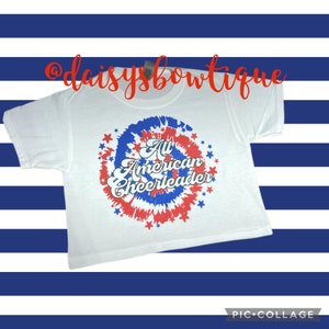 All American Cheerleader crop top
