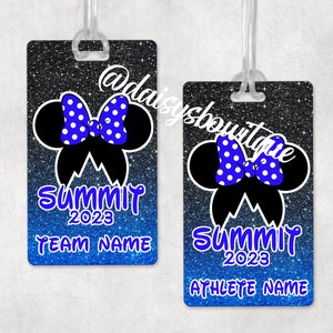 Summit mountain bag tag