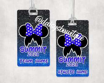 Summit mountain bag tag