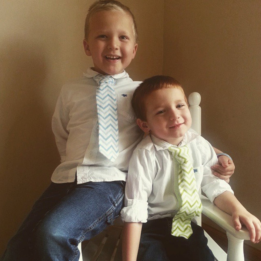 Boys Ties, Easter Ties, Chevron Toddler Ties, Boys Chevron Tie, Special Occasion Ties, Boys Ties