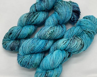 Frozen Forest - True Crime Sock - Hand Dyed Sock Yarn