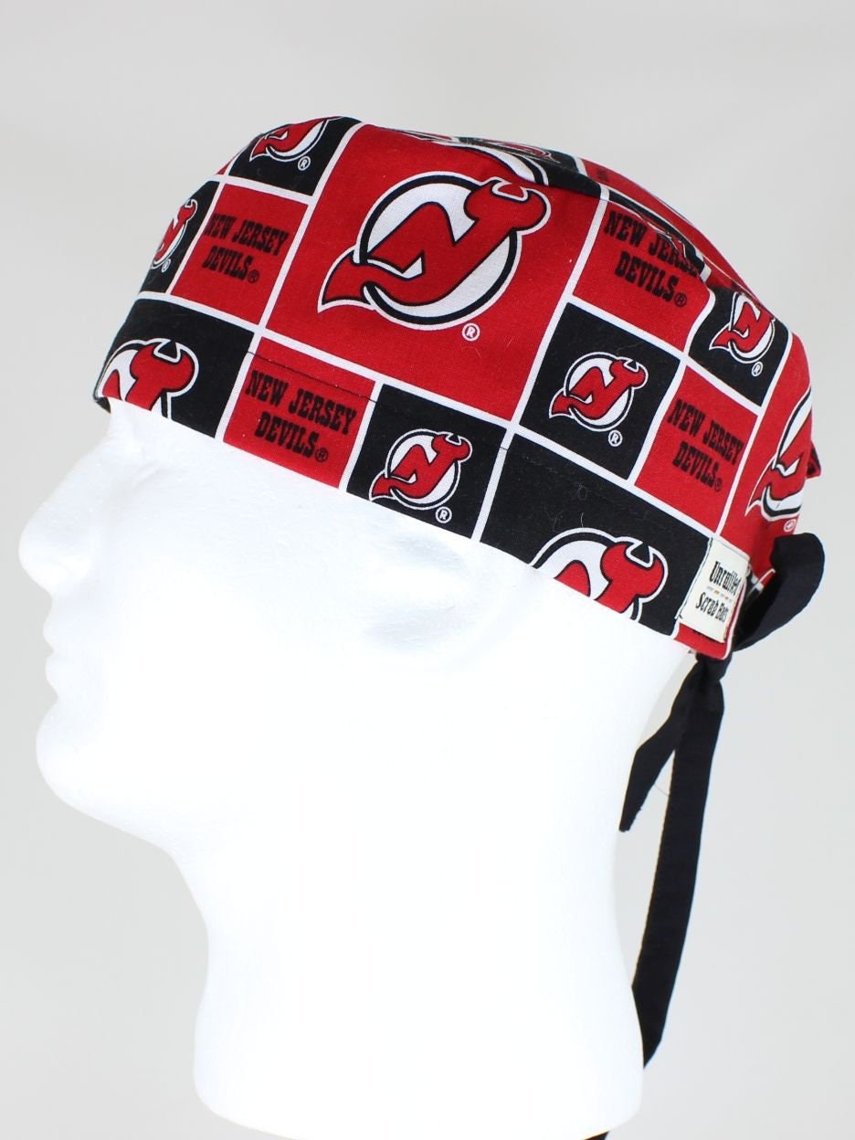 New Jersey Devils Patch Hat - Leatherette - Richardson 112 cap - Hockey  Gift for Him