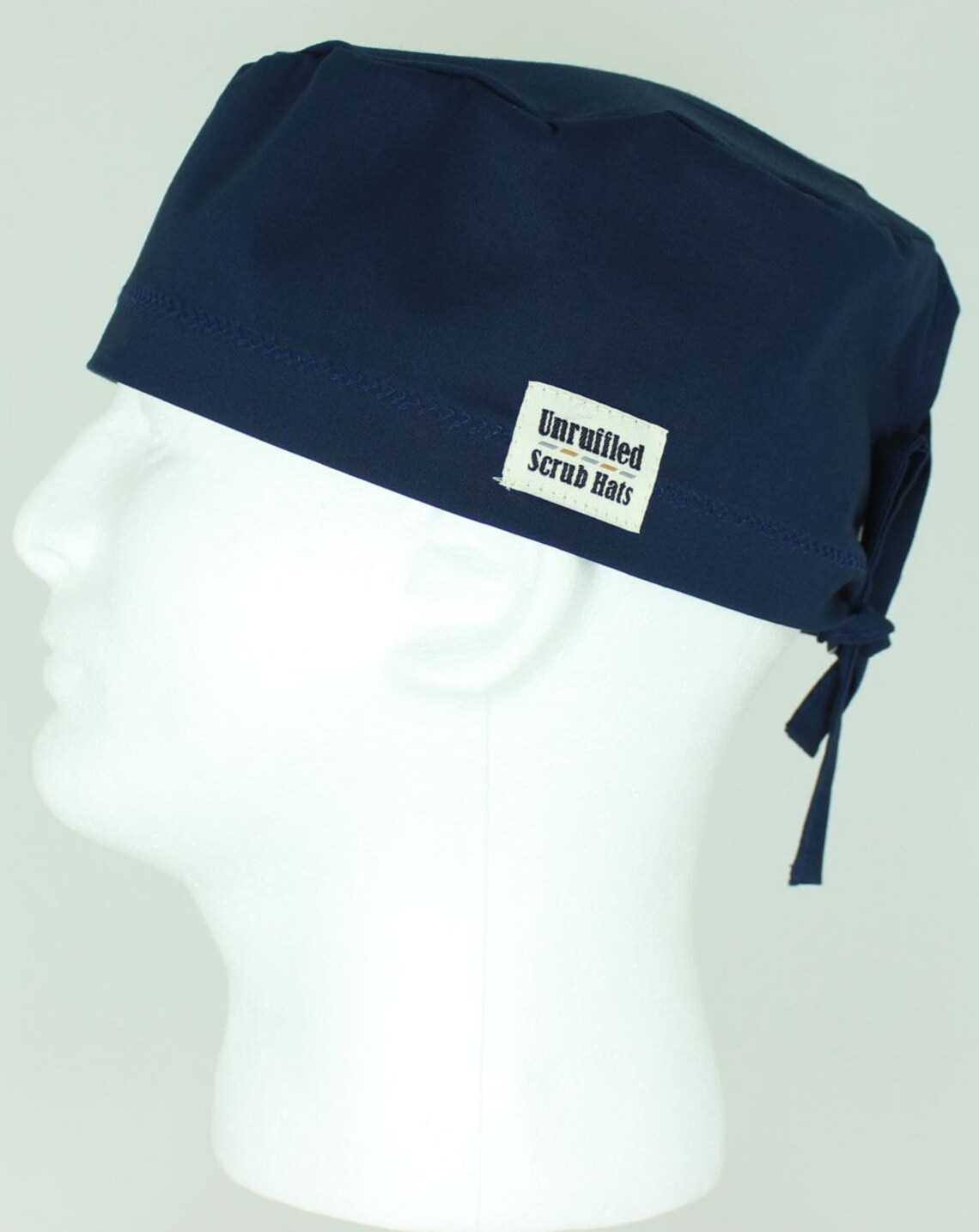 Surgical Perfect Fit Scrub Hat for Men Solid Navy Blue Etsy Sweden