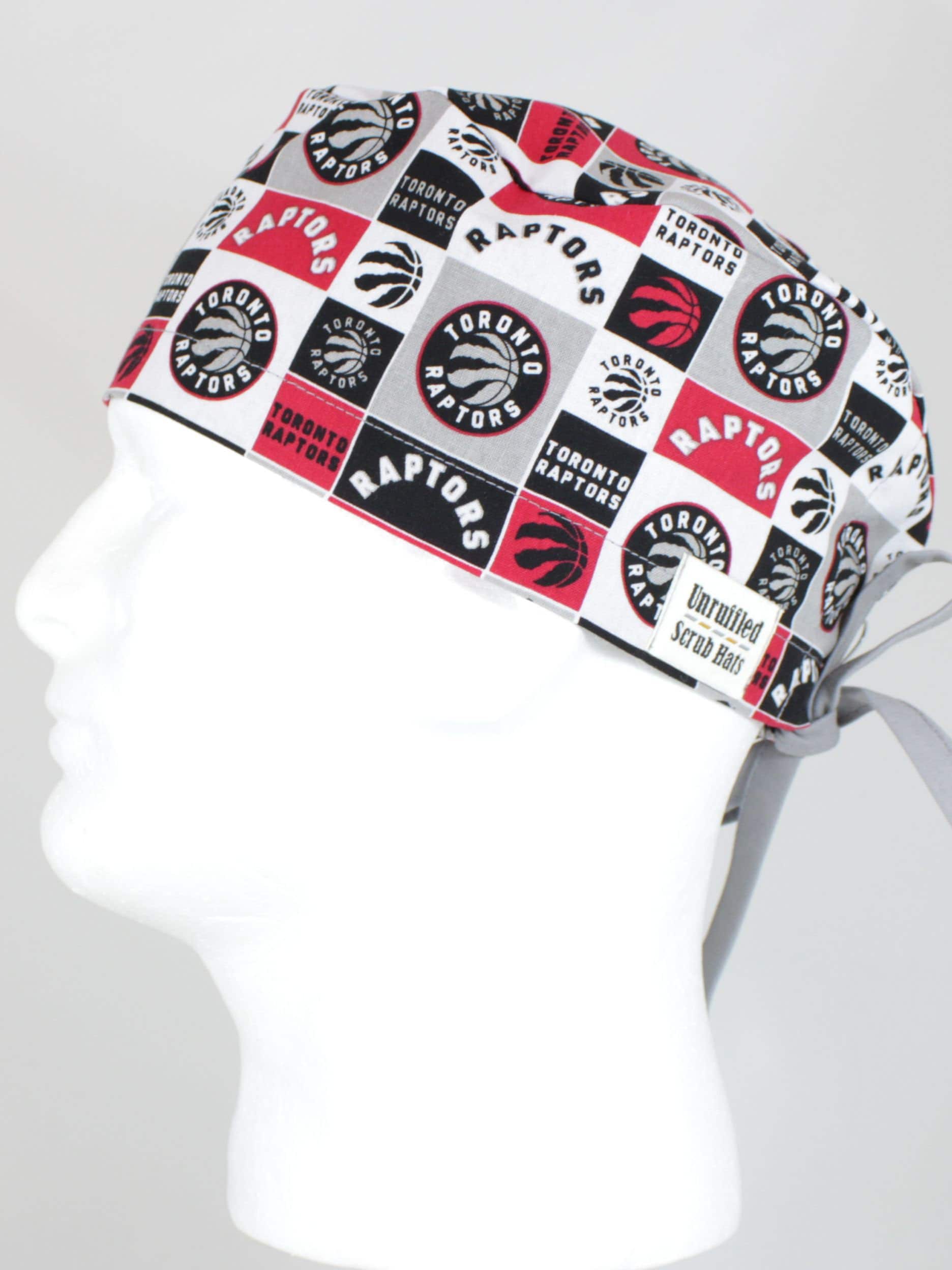 Surgical Regular Tie Back Scrub Hat for Men Toronto Raptors Small Print Etsy Canada