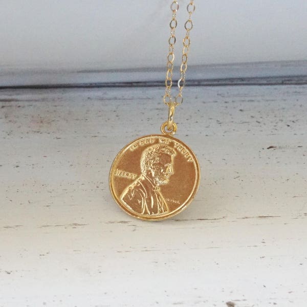 In Stock Now! Penny From Heaven Necklace, Pennies from heaven, Grandma Penny, Silver Penny, Loved One, Lucky Penny, Find a Penny, Good Luck