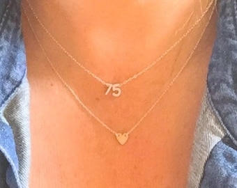 Number Necklace, Gold Number Necklace, Silver Number Necklace, Football Mom, Football Jersey, Baseball Number, Volleyball, Basketball