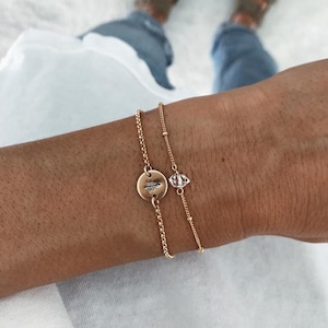 Herkimer Diamond Bracelet, Rose Gold, Bridal, Bridesmaid, Gift for Her,  Gold FilledBracelet, Sterling Silver, Diamond Bracelet, Gift Idea