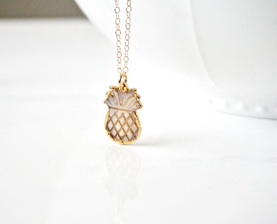 Etsy pineapple necklace hot sale