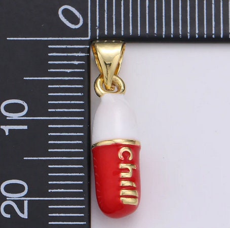 Chill pill necklace etsy discount