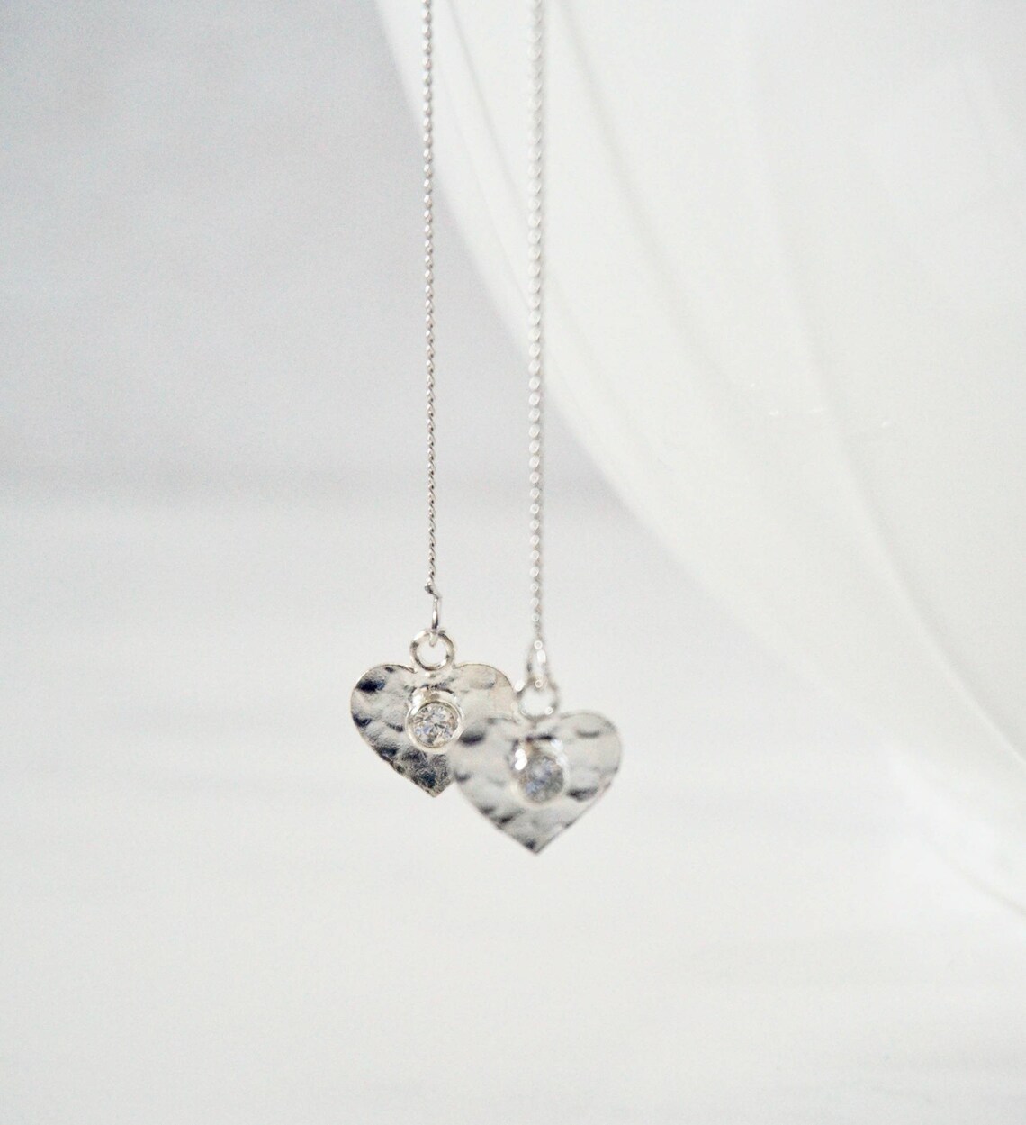 Skosh Heart CZ  Silver 57-197