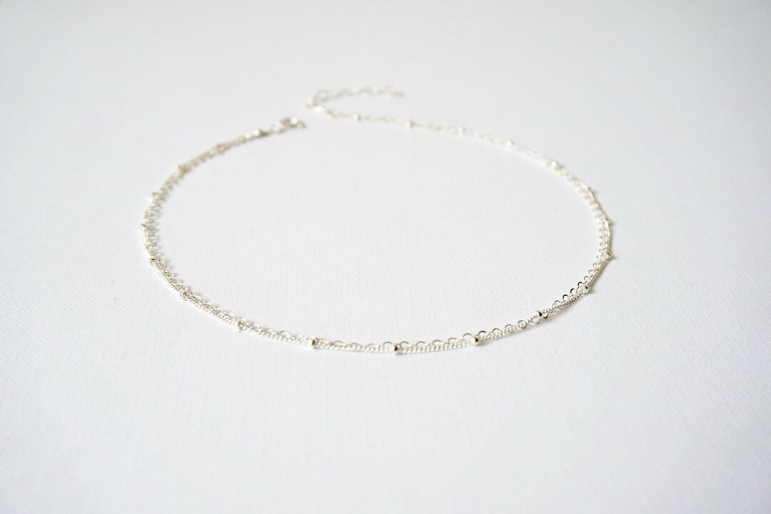 Multi Chain Choker, Chain Choker, 14kt Gold Filled Choker, Rose Gold ...