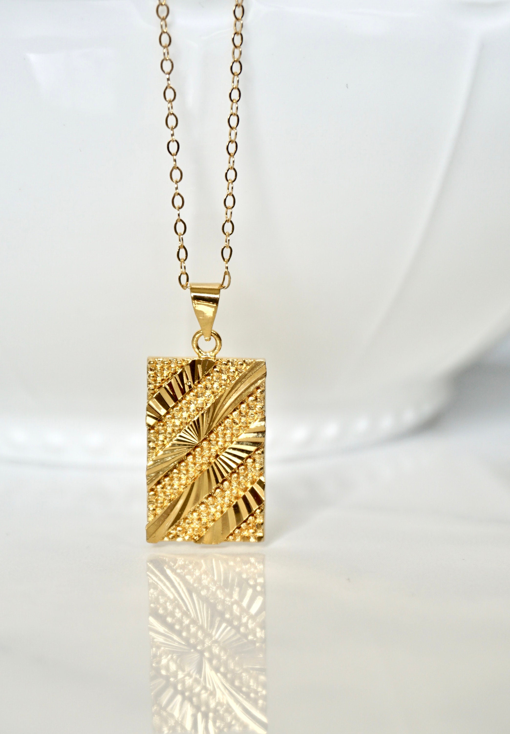 Gold Eternity Lock Pendant Necklace | Women's Jewelry by Uncommon James