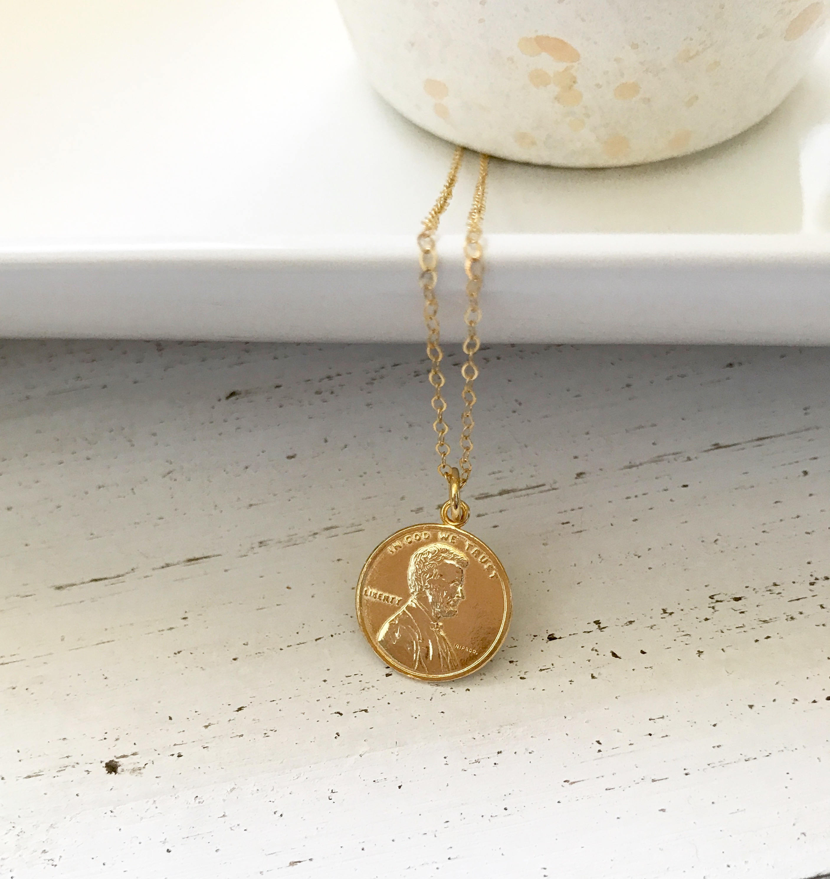 Penny Necklace Pennies From Heaven Coin 