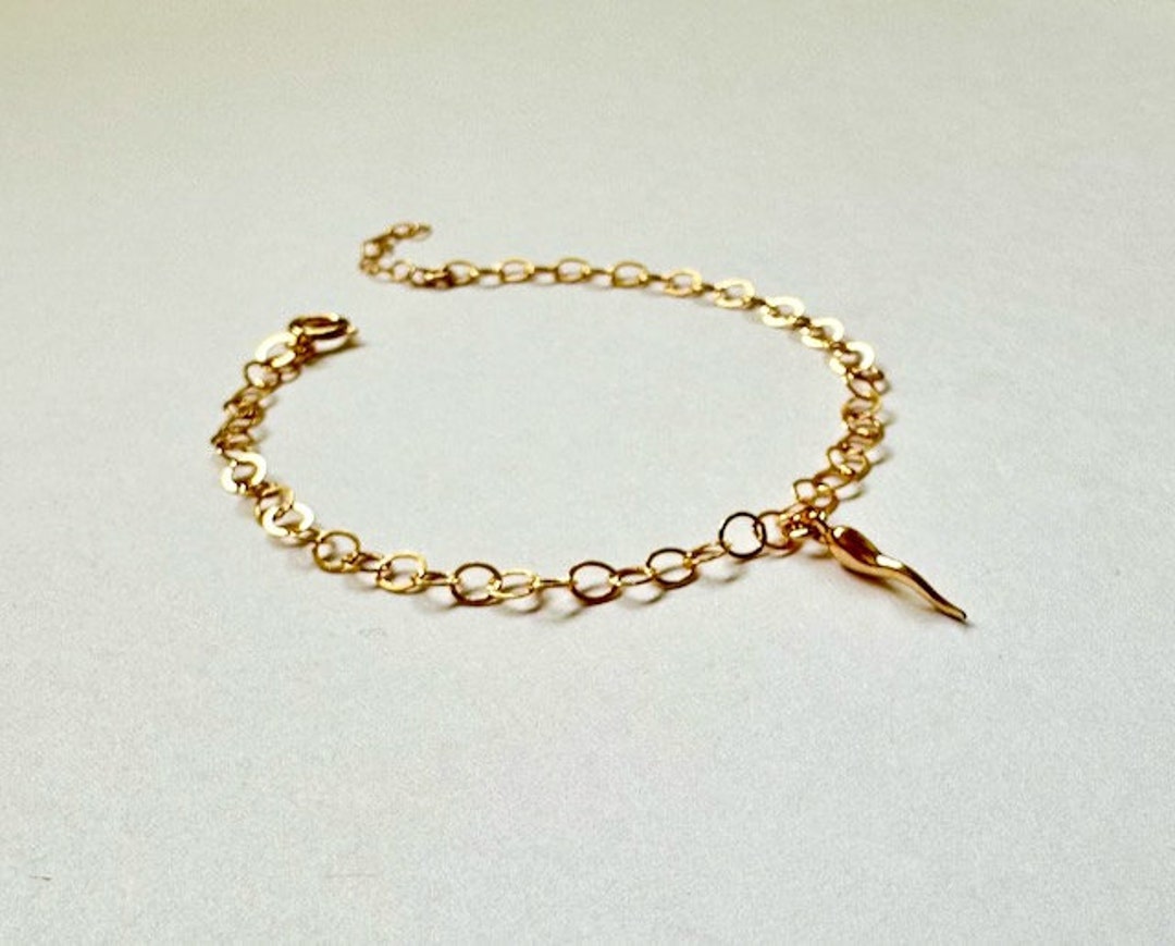 Lucky Italian Horn Bracelet, Luck, Protection, Cornicello, Hornlet