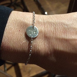 I Love You Sign Language Bracelet, Gift for Best Friend, Sterling Silver, Rose Gold, Gold Necklace, Gift for her, ASL Sign Language, For Mom