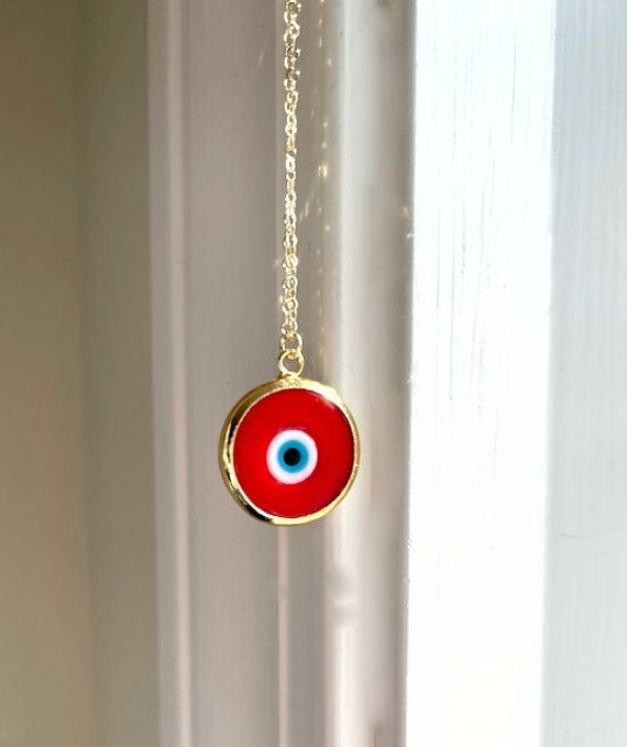Red Evil Eye Necklace Red Evil Eye Necklace