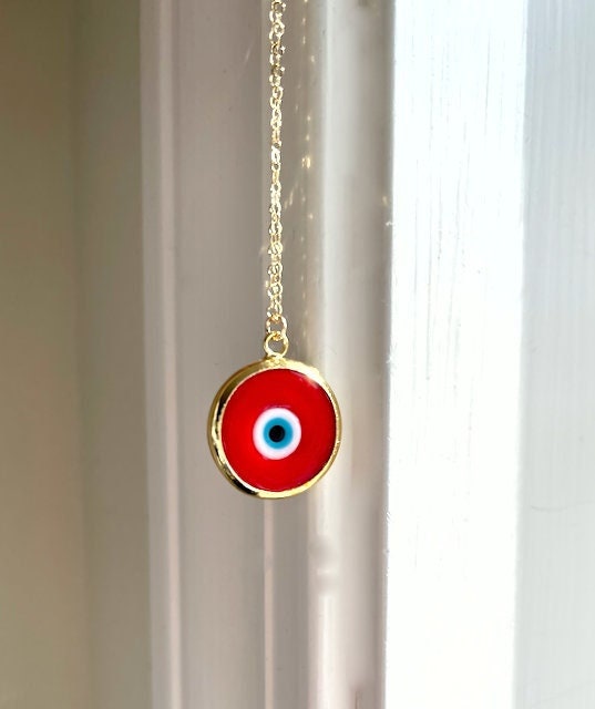 Red Evil Eye Necklace Red Evil Eye Necklace