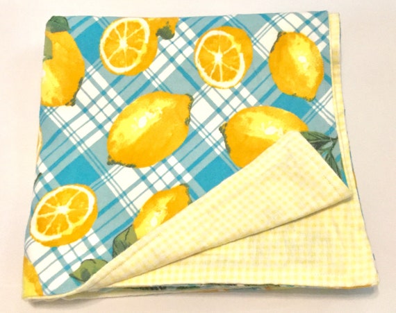 lemon baby blanket