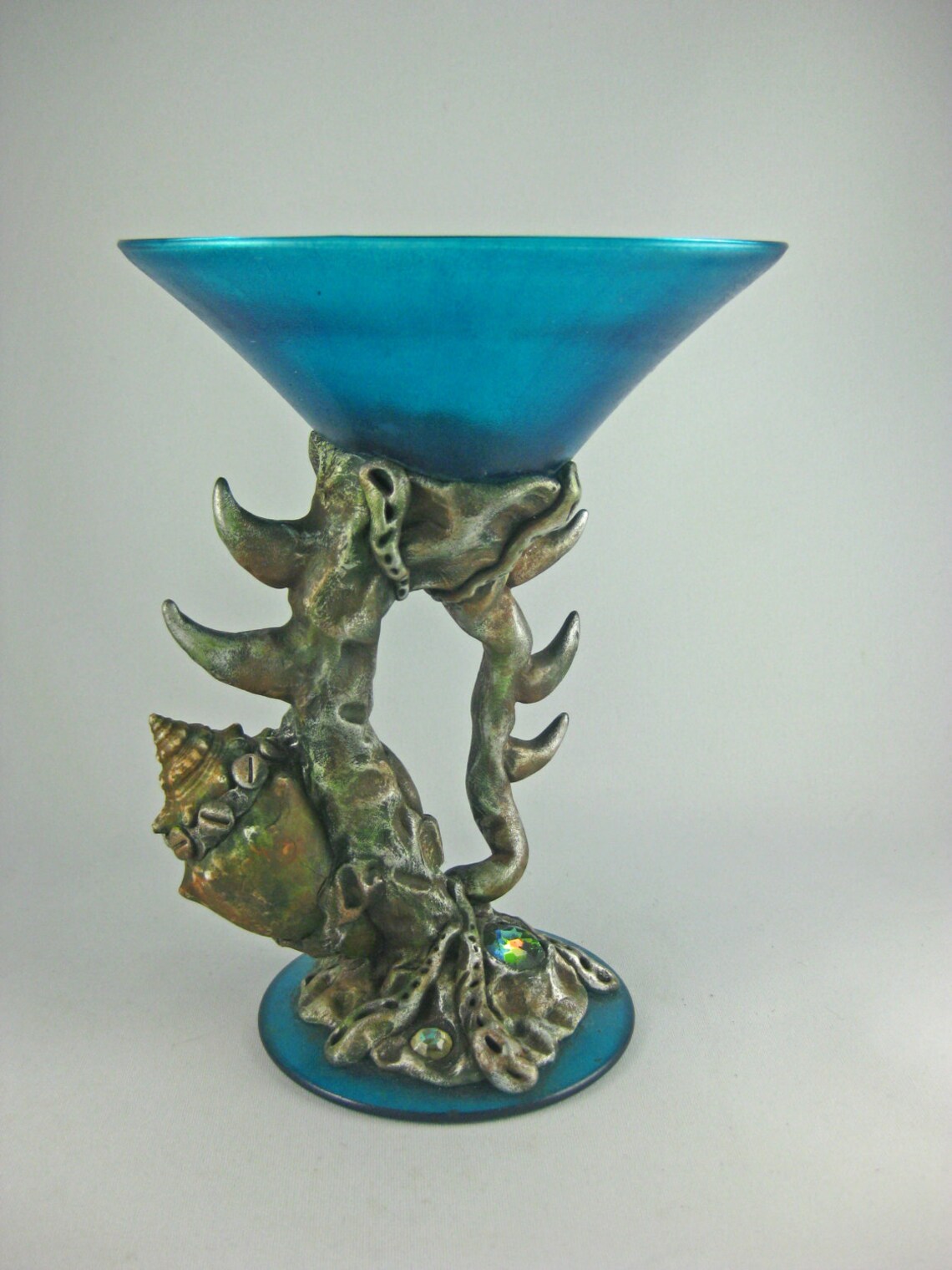 Gothic Goblet Gothic Martini Holder Gothic Spirit Holder Etsy