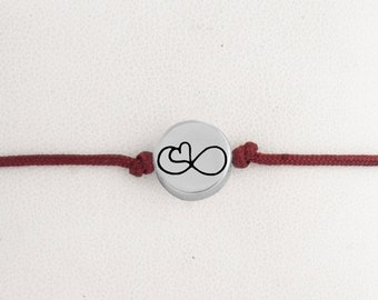 Infinity Bracelet, Friendship Bracelet, Gift For Her, Infinity Jewelry, Eternity Jewelry, Eternity Bracelet, Anniversary Gift