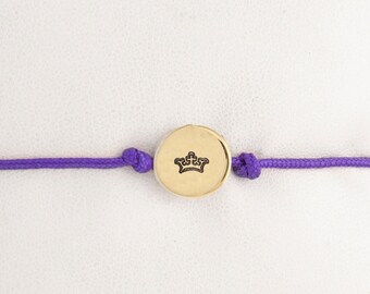 Princess Crown Friendship Bracelet by House of Metalworks - Royalty for Your Wrist