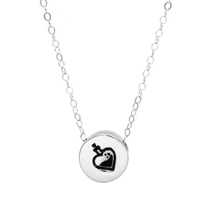Love Potion Sliding Charm Necklace – Whimsical Symbol of Romance and Magic