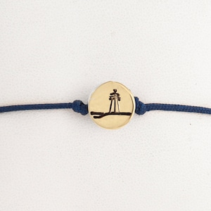 Lighthouse Charm Friendship Bracelet - Nautical Inspiration