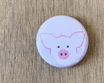 Pin, Cute Animal Pin, Pig Jewelry, Pig, Pig Gifts, Animal Pin, Pink Pig, Pig Gift, Chinese New Year, Chinese Zodiac, 2019 Year of the Pig