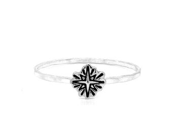 North Star Charm Cut Out Ring