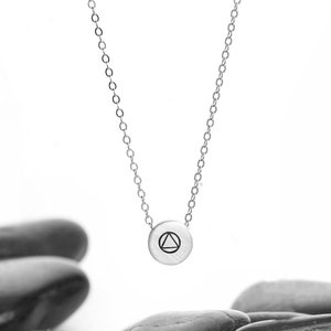 Sobriety Jewelry, Recovery Jewelry, One Day at A Time, Recovery Necklace, Sobriety Gift, Addiction Recovery, Sobriety Date, Recovery Gift