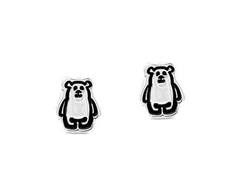 Teddy Bear Stud Earrings