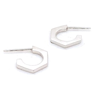 Hoop Earrings, Minimalist Earrings, Gift For Her, Silver Earrings, Small Hoop Earrings, Hoops, Sterling Silver, Hoop Earring