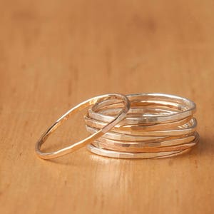 Silver Ring, Stackable Ring, Thin Ring, Sterling Silver Ring, Dainty Ring, Stacking Rings, Rings, Silver Ring, Thin Silver Ring, Stack Ring