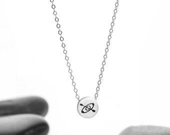Kayak Charm Halskette, Sterling Silber oder Messing, Kayakaker Geschenk