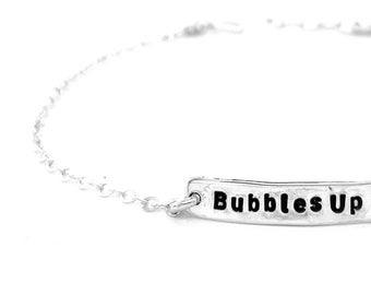 Bubbles Up, Jimmy Buffett, Memorial Jimmy, Buffett Memories, Buffett, Inspiration Bracelet, Inspirational, Bubbles Up Bracelet, Bubble Up
