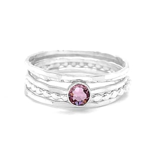 Stacking Ring Set, Stacking Rings, Sterling Silver Ring, Silver Stacking Ring, Silver Ring Set, Sterling Silver, Stackable Rings, Stack Ring