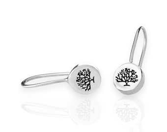 Tree of Life 1/3 Inch Charm Earrings